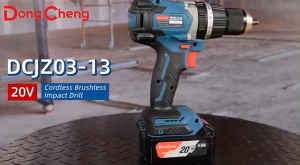 Dongcheng DCJZ03-13 Cordless Brushless Impact Drill / Bor Baterai 13mm