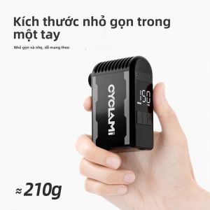 Máy Bơm Hơi Điện Mini Cầm Tay CYCLAMI 150 PSI Áp Suất Cao Dành Cho Lốp Xe Đạp Van Presta & Schrader Bơm Hơi Xe Đạp Bằng Chất Liệu TPU
