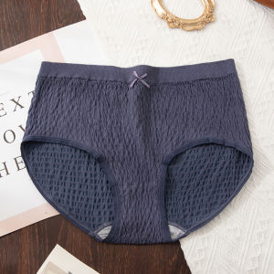 plus Size Cotton Underwear Womens Large Triangle Pants Breathable Thin Cotton mid Waist Briefs Comfortable Seamless Briefs