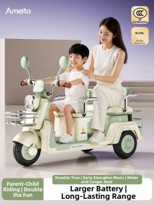 AMEITO | Parent-child Electric Motorcycle Style Toy Car