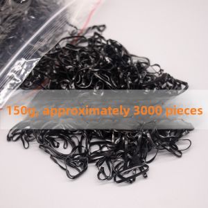 Black High Elasticity Hair Ties Small Rubber Bands Disposables Hair Rings for Women Beauty Hair Accessories Non-Breakable
