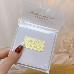 50 pcs Water Proof Paper Nail Gel Painting Paper Nail Art Polish Color Mixing Disposable Toning Paper Nail Glue Palette