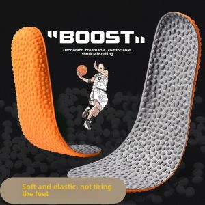 JIFANPAUL | Shock Absorption Breathable Moisture-wicking Odor-resistant Comfort Insoles