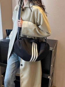 Oxford Cloth Large Capacity Dumpling Bag Womens 2025 Trend Sport Casual Single Shoulder Slant Cross Bag Shopping Bag