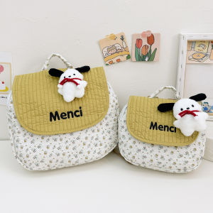 Ladies Mini Backpack 2025 New Style Childrens Travel Outfit Girls Daily Color Block Double Shoulder Bag Casual Simple Soft Handle