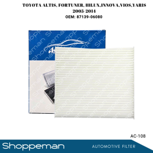 TOYOTA ALTIS FORTUNER INNOVA HILUX VIOS YARIS 5005-2014 CABIN FILTER AIR FILTER 87139-06080 AC-108