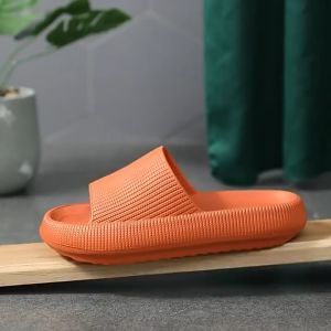 EVA Simple Fashion Stepping on Shit Non-slip Shoes Home Bathroom Bath Outdoor Wear Platform Sandals and Slippers Men/Women Essential Summer Slippers
