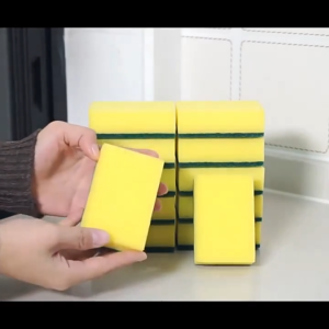 BINLU 12pcs Double-Sided Magic Sponge – Dishwashing & Pot Cleaning Scrub Multi-Purpose Cleaning Tools Kitchen Cleaning Accessories