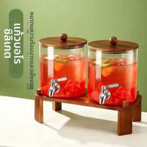WEVOLA | Durable Temperature-Resistant Glass Beverage Dispenser with Tap