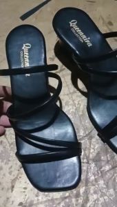 SANDAL WANITA HAK 5 CM SOL KARET TERBARU MG02