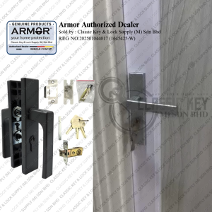 ARMOR Tubular Lever Door Lock ATLP-6821 Handle Lock for Bathroom / Toilet Swing Door