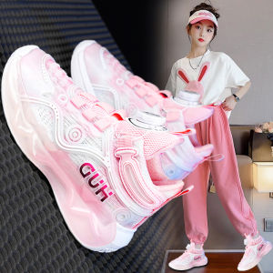 Giày Thể Thao Lưới Thoáng Khí Cho Bé Gái Mùa Hè 2025 Giày Bóng Rổ Trẻ Em Mới Giày Thể Thao Lưới Chống Trượt Cho Bé Gái Và Bé Trai