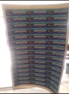 STICKER BUS BASURI 1 Lembar Isi 45 kotak STICKER BUS BASURI VIRAL STICKER VINYL