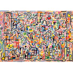 Kayou | 500/1000 Piece Colorful Abstract Maze Jigsaw Puzzle Home Decor Adults Puzzle Games Family Fun Puzzles Educational Toys