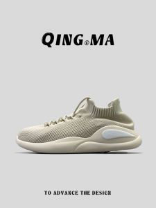 QING_MA | Giày Thể Thao Nhẹ Thoáng Khí Đế Mềm Chống Trượt Dễ Xỏ