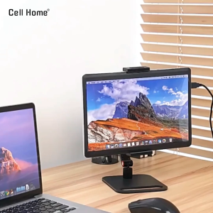 Giá đỡ màn hình phụ máy tính bảng hợp kim nhôm xoay 360° gập linh hoạt