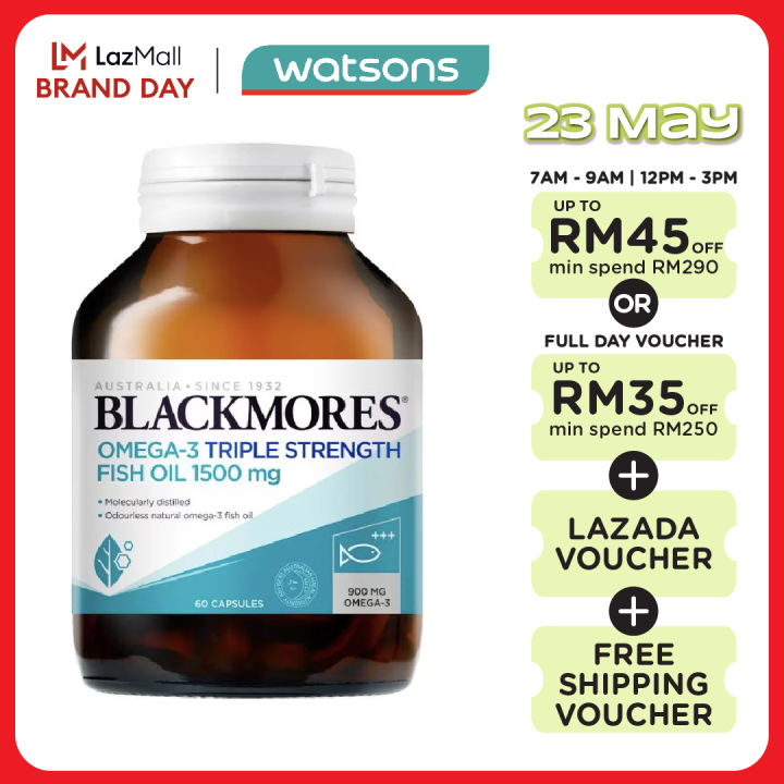 BLACKMORES Omega 3 Triple Strength 60s