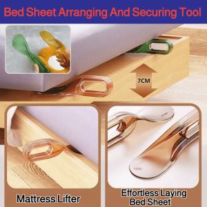 Mattress Lifter Bed Sheet Arranging And Securing Tool Wedge Elevator Effortless Laying Bed Sheet