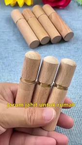 30PCS Jarum jahit tangan jarum besi jarum selimut kain jarum jahit set tong jarum kayu kompak set jarum Needlework Set kayu solid