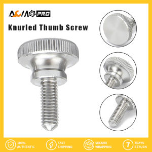 Aumopro 10 chiếc thép không gỉ có cổ 304 ren hệ mét M2/3/4/5/6/8/10/vít vặn tay có khía bu lông ốc vít điều chỉnh đầu cao vặn tay lưới 304