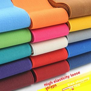5cm Widened Elastic Band Pants Culottes Waist Belt Belly Band Thickened DIY Elastic Rubber Band Rope Bonus