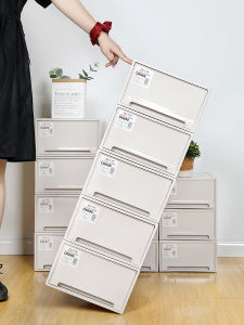 Thickened Plastic Shoe Box Drawers Style Dustproof Storage Box for Men And Women Multi-layer Free Combination Shoe Cabinet