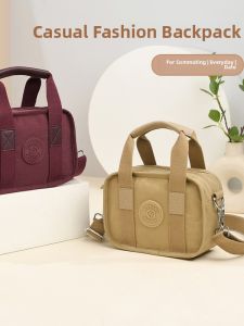 2024 New Oxford Nylon Canvas Handbag Fashionable Versatile Summer Womens Bag Travel Shoulder Crossbody Bag Urban Minimalist Style