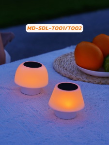 MODI โคมไฟตั้งโต๊ะ โซล่าเซลล์ เปิดได้หลายสี ไฟสร้างบรรยากาศ หลอดไฟled ตกแต่งห้องนอน พลังงานแสงอาทิตย์ ของตกแต่งงานปาร์ตี้ ไฟภายนอกอาคาร