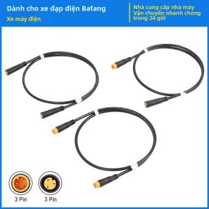 Cáp Nối Dài 3 Chân Cho Xe Đạp Điện BAFANG Chuyển Đổi Tay Ga Ngón Cái Đầu Nối Đực Sang Cái Cáp Nối Dài Cho Cảm Biến Động Cơ Xe Đạp Điện