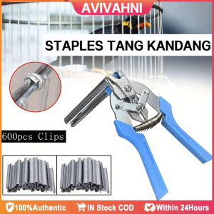 Tang Pengikat Kandang Staples Alat Pengikat Staples/Dawai (Termasuk 600 Buah Ring Model M) — Cocok untuk Sofa Jok Mobil dan Jok Motor