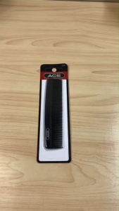 หวีสั้นซี่เล็ก  สำหรับตกแต่งทรงผม ขนาดพกพาสีดำ ขนาด   กว้าง 3 ซม.  ยาว 12.5 ซม.