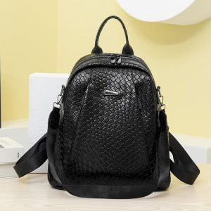 TANFAN | Stylish Fashion Simple Soft Leather Backpack