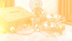 Hampers SUPRA New 8pcs panci set stainless professional series impact bottom / cookware wajan masak penggorengan Prof Paket 3