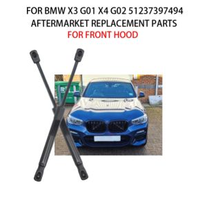 2pcs 636253 Front Bonnet Hood Strut For BMW X3 G01 X4 G02 51237397494