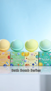 Premium Bathbomb ฟองเยอะ หอมผ่อนคลาย ผู้ช่วยทำฟองในอ่างอาบน้ำ เกลืออาบน้ำระเบิดพร้อมลูกบอล