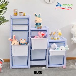 OTOMO 3 in 1 Bookshelf Storage Box Stackable Storage Box Storage Organizers Toy Storage Box Home Office