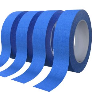 Blue Painters Tape - Upgraded Adhesive Masking Tape Paint Tape Multi-Surface Blue Tape for Painting No Residue Easy Removal