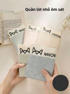 MiiOW | Quần lót cotton cạp cao cho nữ Quần lót thể thao chống khuẩn Quần đùi cotton thoải mái Quần lót an toàn cho phụ nữ