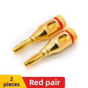 kuicc | Gold Plated Solderless Banana Plug 4mm