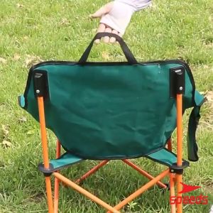 SPEEDS Kursi Lipat Bulat Moon Folding Chair Keranjang Camping Tenda Mancing Praktis Outdoor 031-46