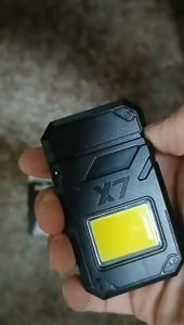 Multi Functional Electric Stick Lighter Rechargeable Torch Light Mini COB Keychain Light With Lighter Windproof Lighters