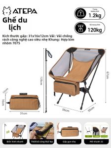 Kingcamp | Ghế Trăng và Gậy Đi Bộ Đường Dài 2-trong-1