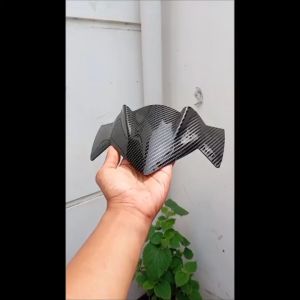 VISOR CARBON HONDA SUPRA GTR 150 VARIASI BAHAN FULL AKRILIK MODEL BATMAN HS55