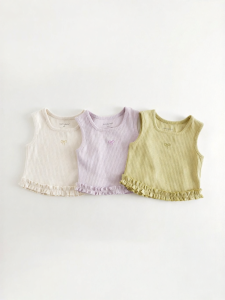 Marc&Janie | Ruffled Bow Soft Girls Vest New Summer