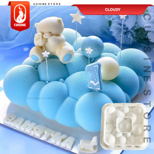 [COD] Cetakan Silikon/ Cetakan kue Awan Cloud 19 CM / Cetakan Silicone Mousse Cake Entremet /Cetakan Puding/Loyang kue/Loyang Persegi/Loyang Puding/CUISINE