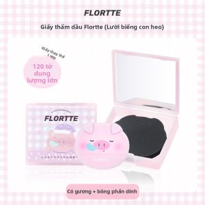 FLORTTE | Phấn Nén Kiểm Soát Dầu Có Gương