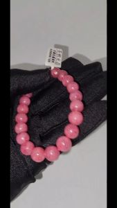 (SG Seller Ready Stocks) Premium Collection Grade Rhodonite Gemstone Bracelet 9mm+ 收藏级天然蔷薇辉石手链 9+毫米