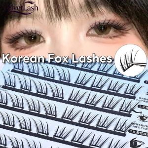 VelvetLash【Local Stock】6 Rows Glue-Free Fox Eyes Effect False Eyelashes Swollen Eyes Friendly Natural Reusable Soft Lashes for Daily Party