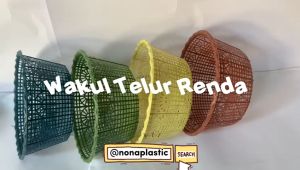 Wakul Telur Renda: Paket 1 s/d 1000 pcs Serbaguna Berkualitas Diameter 20 cm
