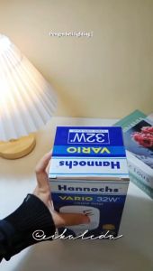 HANNOCHS VARIO Bohlam Lampu LED 6WATT Cahaya Putih Super Terang Desain Elegan Dengan Frosted Cover - GARANSI RESMI